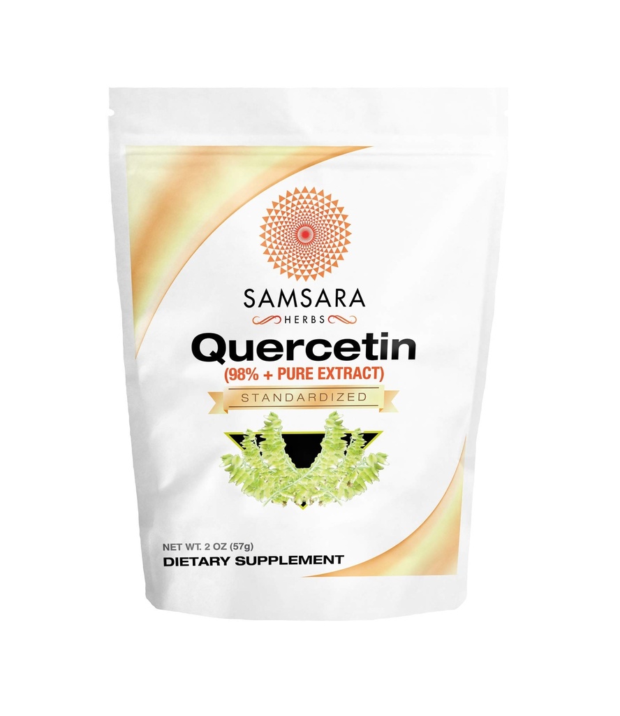 Samsara Kruiden quercetine 98%+ Pure Extract Powder (2oz/57g) - Gelijk aan 114 x 500 mg Capsules