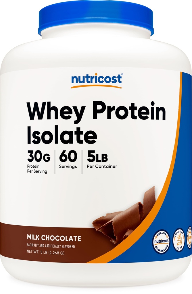 Nutricost Wei Proteïne Isolaatpoeder (melkchocolade) 5LBS