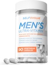 Mannen Ultra-Vitamine Multivitamine - Een uitgebreide mix van essentiële voedingsstoffen met vlierbessen, vitamine C, zink en vitamine D in 90 Vegetarische Capsules voor een handige 30-dagen levering