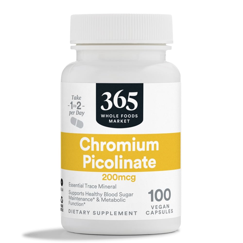 365 door Whole Foods Market, Chroom Picolinaat 200 MCG, 100 CT