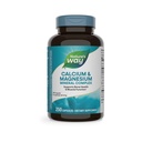 Nature's Way Calcium & Magnesium Mineral Complex, ondersteunt Bone Health & Muscle Function,* 750 mg per 3-Capsule Serving, 250 Capsules (Verpakking mei Vary)