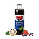 JAVA NONI JUICE EXTRACT met 7 BERRY BLEND - 33,8 fl oz (1L) Fles - 100% Pure Resveratrol & Fermented by ALLBIO