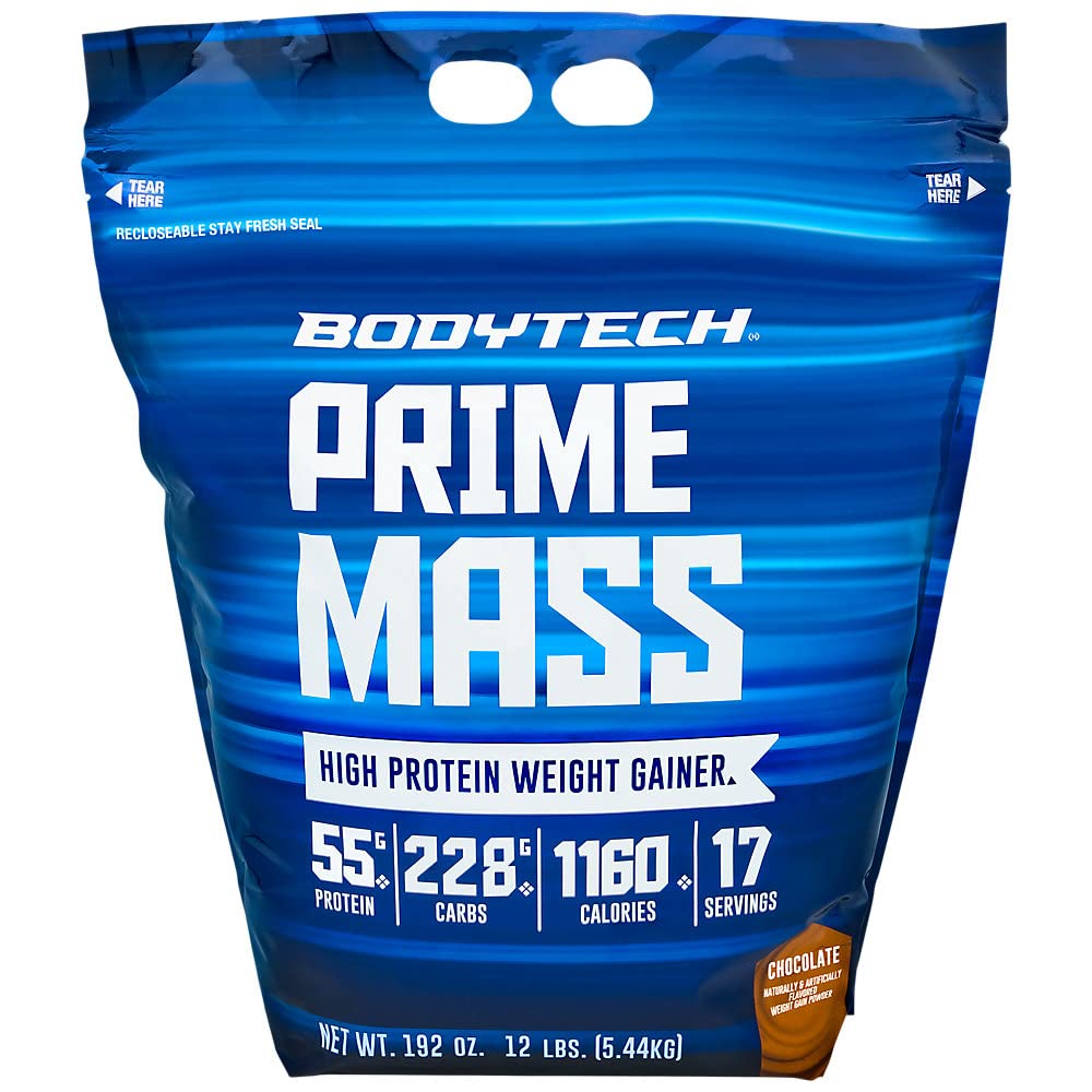 BODYTECH Prime Mass- Chocolade (12 lbs./17 Servers)