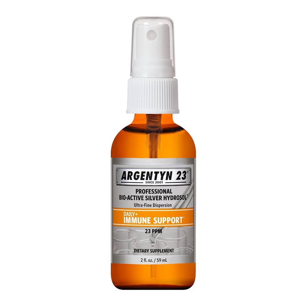 Argentyn 23 Professionele Immuunondersteuning, Colloïdaal zilver, Bio-Active Silver Hydrosol, 23 ppm, Fine Mist Spray, 2 Fl Oz