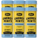 Viter Energy Cafeinated Mints 40mg Cafeïne, B Vitaminen, Suikervrij. (Wintergroen, 20st, 6 Pack)