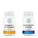 Vitaliteit Boost-bundel: vitamine D3+K2 & Hersenondersteuningscomplex