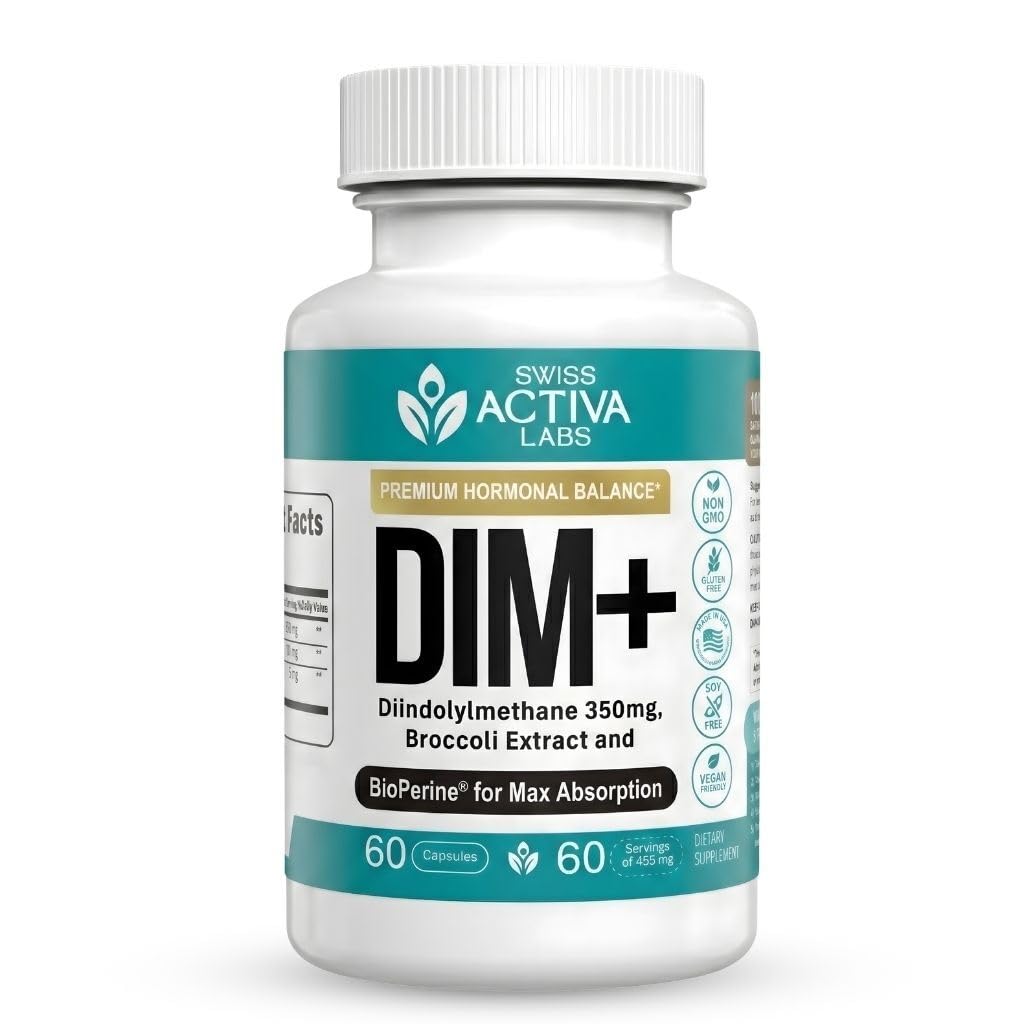 Swiss Activa+ Labs DIM-supplement Nieuwe Formule 