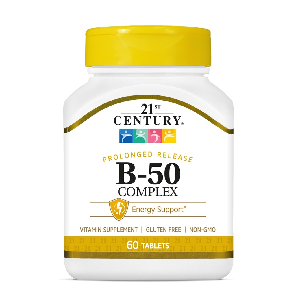 21e eeuw B 50 Complexe tabletten met verlengde afgifte, 60 stuks (verpakking van 1)