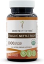 Geheimen van de Stam stekende Nettle Root 60 Capsules, Gemaakt met plantaardige capsules en USDA Organische Stinging Nettle Urtica Dioica Respiratory and Urinary System Health (60 Capsules)