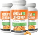NERVE RENEW Meriva Curcumin met zwarte peper en bioperine - Antioxidant Boost Nerve Ondersteuning Supplement - 3 Pack