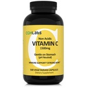Niet zure vitamine C Dieetsupplement 1500mg met calcium. Voorzichtig op de maag, Immune/Bone Support (500)
