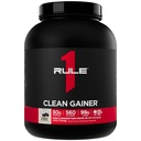 Rule 1 Proteins Clean Gainer, Cookies & Crème, 15 Servings | High-Protein Lean Gain Formula with 560 Calories, 30g of Full-Spectrum Protein, Over 90g Carbs, Under 6g of Fat