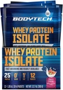 BODYTECH Wei Proteïne Isolaatpoeder - Fruitig Graan (Twelve 1,04 oz. Packets)
