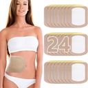 Castor Oil Pack Wrap, Castor Oil Patches Wegwerpbare, Organische Katoen Zelf-Adhesive Pads, Portable Anti Leakage No Wash