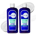 EPSOM-IT Verzachtende Muscle Lotion - Epsom Salt Magnesium Sulfate Cream Arnica voor spierstijfheid, Topical Magnesium Lotion, Het verstrekken van comfort voor benen, knie en voeten, 8.0 oz., 2-Pack