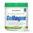 ALLMAX Nutrition Grass Fed & Pasture Verhoogd Collageen met 10.000 mcg Biotine + 90 mg Vitamine C, Unflavored, 15,5 oz (440 g)