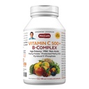 ANDREW LESSMAN Vitamine C 500 Plus B-Complex 60 Capsules - Niet-Acidic Vitamine C Plus Citrus Bioflavonoïden voor Immune System en Anti-Oxidant Ondersteuning. Makkelijk te slikken capsules. Geen additieven
