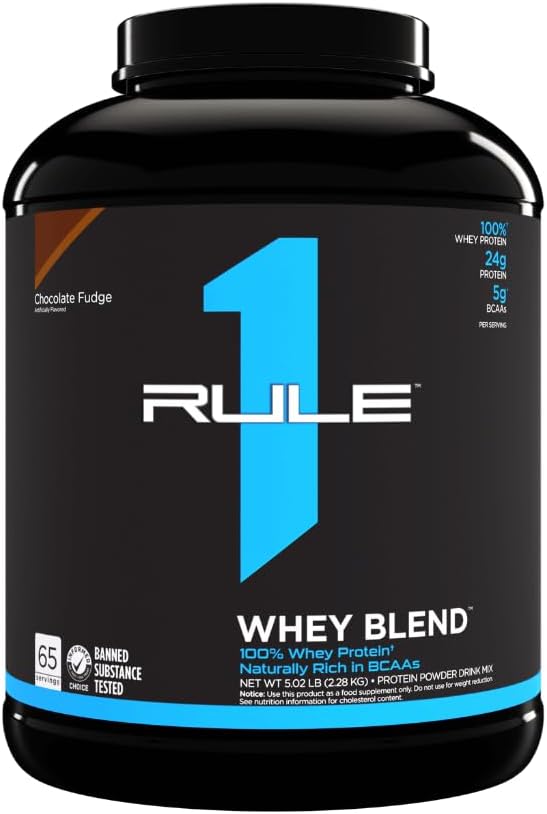 Regel 1 Eiwitten R1 Wei Blend, 68 Servers, Chocolade Fudge