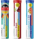 T&D German Mineral Plus Package 60 Servers - Vegan, Zero Sugar - Drink Bruistabletten - ijzer, calcium, Magnesium Pharma - Made in Germany