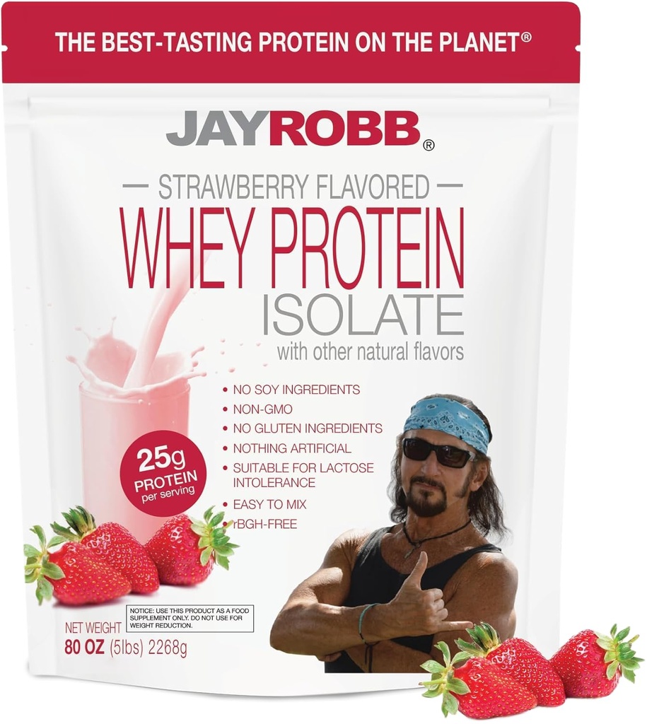 JAYROBB Wei Proteïne (5 pond, aardbei)