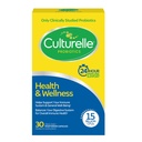 Culturelle Health & Wellness Daily Probiotic Supplement for Men & Women, Helpt ondersteuning van uw immuunsysteem, soms diarree, gas & opgeblazen, 15 miljard CFUs, niet-GMO, 30 Tel.