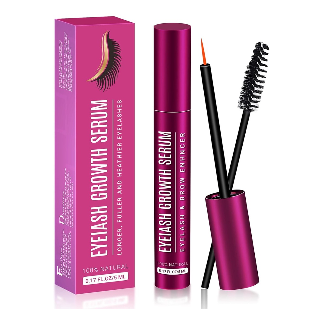 Lash Serum 5ML voor wimpergroei - Premium Formule voor langere, vollere en dikkere wimpers - Ontketen de kracht van de natuur voor betoverende resultaten