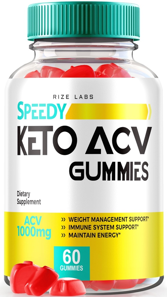 rize labs - Speedy Extreme Keto Plus ACV Gummy voor geavanceerde gewichtsverlies met Apple Cider Vinegar 2000mg Supplement (60 Gummies)