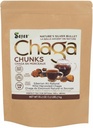 Sayan Siberische Pure Raw Chaga paddo Chunks met Black Top Crust 35.2 Oz / 2,2 lb 