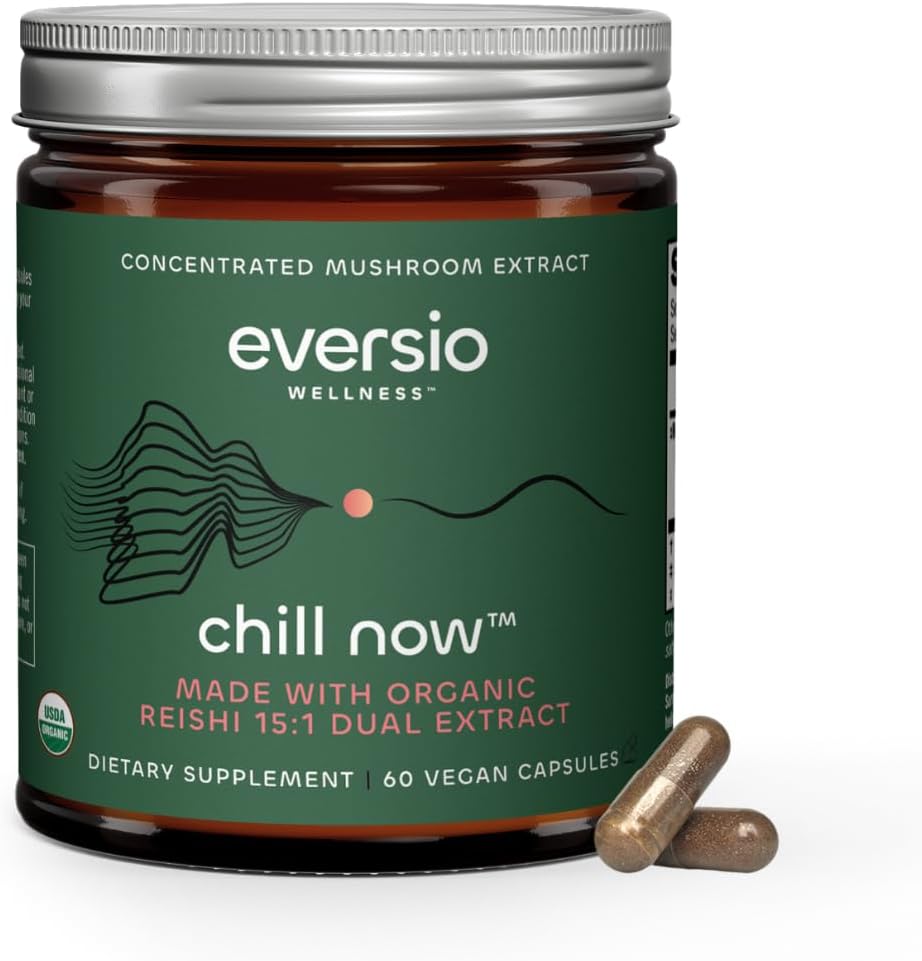 CHILL Now Biologische Reishi paddo supplement - 15:1 Reishi Dual Extract in 60 Vegan Capsules (250mg)