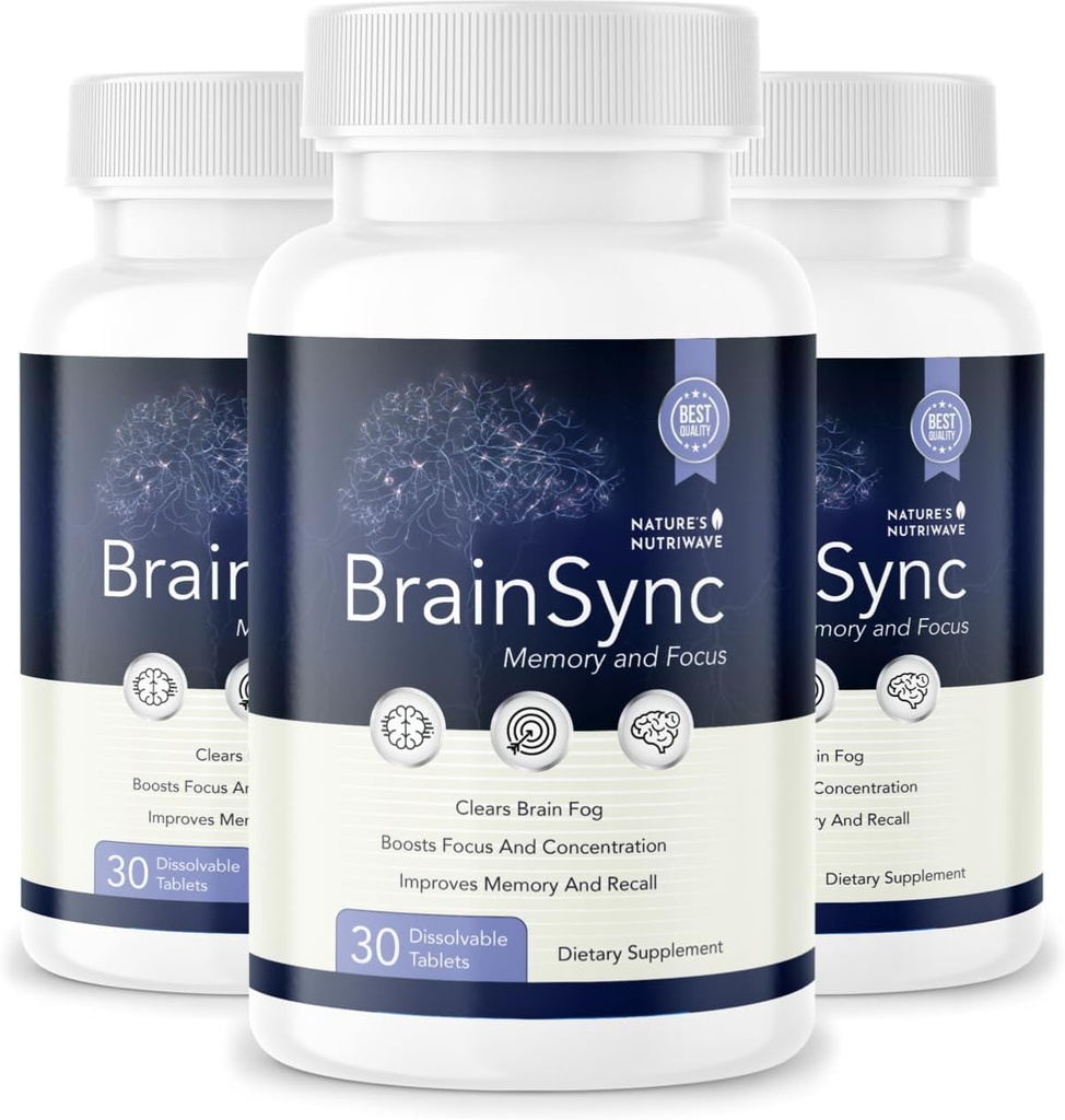 BrainSync Probiotic Supplement Ondersteunt Dagelijkse Wellness & Gut-Brain Balance 