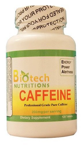 Cafeïne Dieetsupplement, 120 telling