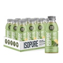 Isopure Zero Carb 32g Clear Protein Ready-to-Drink, Wei Protein Isolaat, Groene Thee, 12 Pack (Verpakking mei Vary)