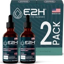 E2H Breastfeeding Supplement and Lactation Support - Liquid Lactation Supplement - Contains Fenugreek, Milk Thistle, Fennel and More - No Alcohol - Vegan - (2 Bottles)
