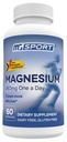 Magnesium Supplement Complex MGSPORT- Hoge absorptie met vitamines B6, D, E - Verlicht Beenkrampen en spierondersteuning - 60 porties
