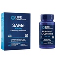 Life Extension Same 400mg & N-Acetyl-L-Cysteine 600mg - 60 Tellever, Gezamenlijke & Immuun Ondersteuning