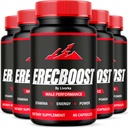 (5 verpakkingen) Erecboost Capsules, All Natural Advanced Formula, 300 capsules