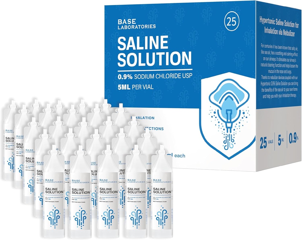 BASE LABORATORIA 0,9% Saline-oplossing voor vernevelaarmachine 
