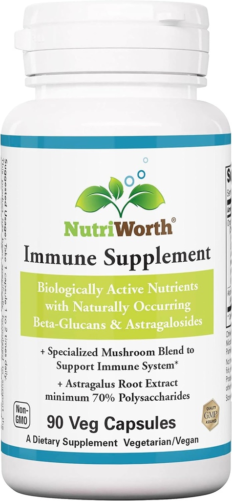 Immuunsupplement 90 Veg capsules - Biologische Paddestoel Blend