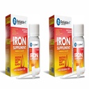 Ferrosurfaat/kinderdruppels voor zuigelingen en peuters IJzersupplement (2-pack)