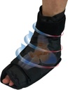 Voet- en enkelpijnverlichting Hot/Cold Gel Wrap - effectief verwennen voet- en enkelpijnen en pijnen met behulp van compressie Gel Enkel Ice Pack Wrap - verwarmd of gekoeld, doelen alle gebieden van enkel & voet - groot
