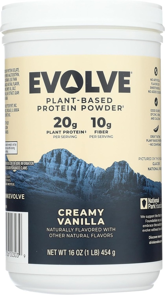 EVOLVE Ideaal Vanille Proteïne Poeder, 16 OZ