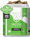 Probiotica voor honden - Diarree Relief, Gut Health Ondersteuning, Constipatie Relief, Digestieve Gezondheidsondersteuning - Vet Aanbevolen Honden Probiotica - 240 Zachte Kauwen die Honden Liefde - Pompoen Flavor