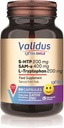 VALIDUS Extra Smile 5-HTTP 200 mg + L- Tryptofaan 200 mg + Sam-e 400 mg 30 capsules (Vcaps Plus)