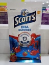 Scott's DHA Gummies,Strawberry Flavour, 15,vitamine D,Essentieel voor gezonde groei en ontwikkeling in kinderen en gezonde immuunfunctie.