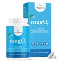 nbpure MagO7 - Natural Colon Cleanse & Detox - Occasional Constipatie Relief, Stool Softening, & Bloating Support for Men & Women - Ozonated Magnesium Oxide, 30 Capsules