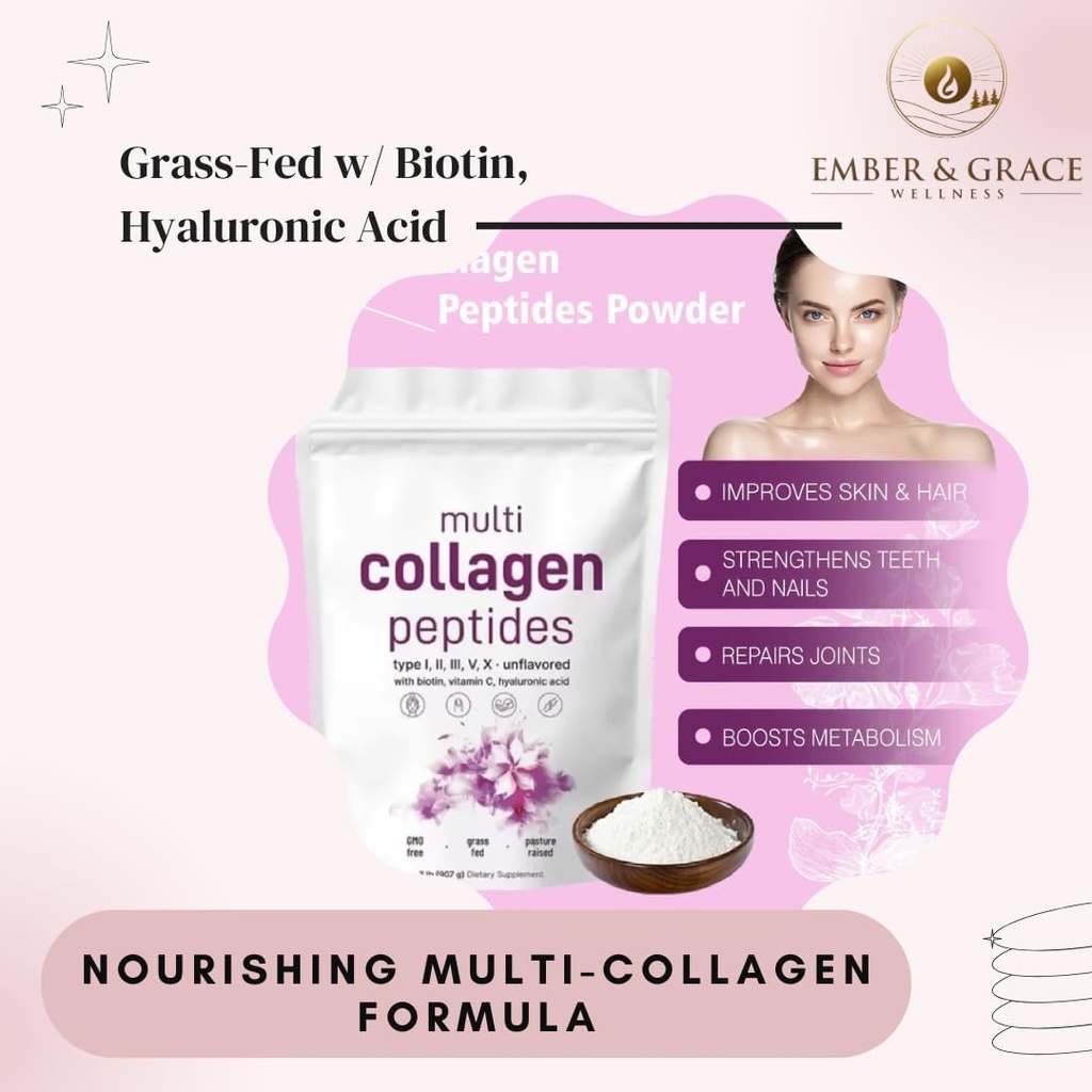 Ember & Grace Wellness Multi Collageen Proteine Powder