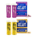 1ABOVE Jet Lag Relief Bruisende Multivitamine met Pycnogenol Travel Supplement voor Hydratatie, Energie, Immuun Ondersteuning en Sneller Herstel - Vlucht Essentieel - Citrus 20 Tel en Berry 20 Tel.