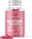 Biotin 10000mcg Gummies by Sweetheart Beauty - Biotin Gummies for Hair Skin and Nails for Women, Men & Kids - Hair Vitamine Gummy - Vegan, Non-GMO, 60 Biotin Kauwtabletten voor snellere haargroei