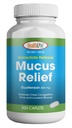GEZONDHEID LFE Mucus Relief Guaifenesin Caplets 400 mg, Onmiddellijke release Snelle waarnemend Verwachter, Thin en Loosens Mucus, Verlicht borstcongestie, Hoest, Koud en griep (Medium, 200 Tel)