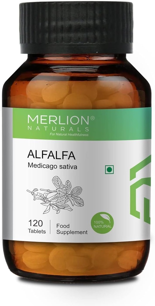Sheltr Alfalfa tabletten, Medicago Sativa, Alle natuurlijke, pure kruiden 500mg x 120 tabletten